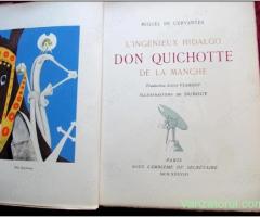 L'Ingenieux Hidalgo Don Quichotte de la Manche (1938) + acuarelă originală