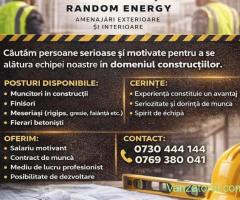 Angajăm muncitori în construcții, finisori și meseriași | Salariu motivant