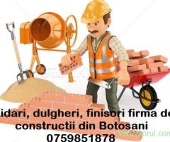 Firmă din Botoșani angajam meseriasi priceputi în construcții...