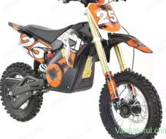 Motocicleta electrica Kinderauto MotoBike 25 1000W 36V, roti 12 10