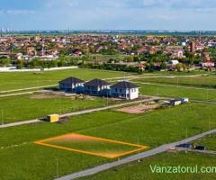 Teren Sacalaz - 806 mp, cu proiect si autorizatie duplex, Comision 0
