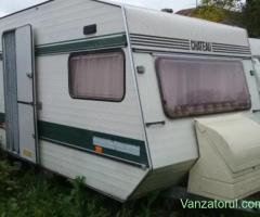 Rulota chateau funcțională carcasa aluminiu+ PVC în stare bună, neînmatriculată, urgent