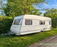 Rulotă Bürstner Scala 5305 spațioasă, 1993, ideală camping