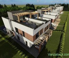 Casa tip duplex cu terasa circulabila in zona METRO Floresti