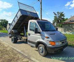 Vand camioneta basculabila Iveco Daily 35 c11 cu punte dubla detarata de la 5 tone la 3.5 tone