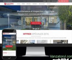 Pagina web de preluare date si comenzi online / Landing Page