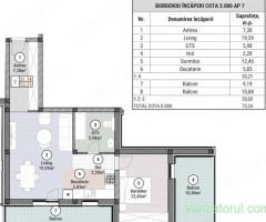 Apartament 2 camere 53 mp Mosnita Noua