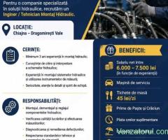 Job_Tehnician Montaj Hidraulic _Dragomiresti Vale