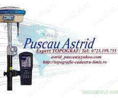 Topograf autorizat execut lucrari de topografie si cadastru in tot judetul Timis si Caras-Severin