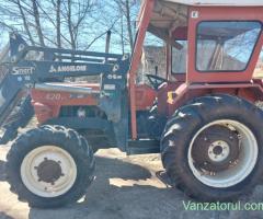 Tractor Fiat 445 DTC încărcător profesional Joystick cu 4 cilindri,4 anvelope noi Alliance