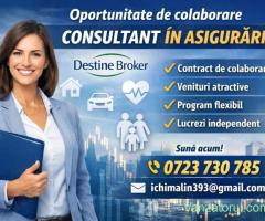 Oportunitate de colaborare Consultant în asigurări | Destine Broker