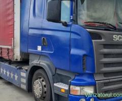 Scania mega R420 cu semiremorca Schmitz