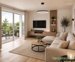 Dublu confort: 2 camere decomandate, 2 bai, 2 balcoane, clasa A, Avantgarden, Brasov