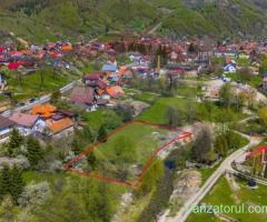 COMISION 0%| TEREN INTRAVILAN 1805 MP | PANORAMĂ MUNTE |MOIECIU DE JOS