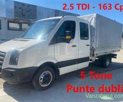 Volkswagen CRAFTER Punte dublă Doka bena 3,60m Permis cat C