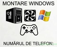Curățare calculatoare console montare windows.