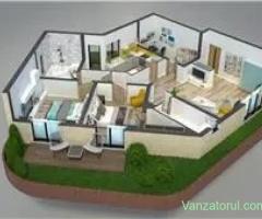 Apartament imobil nou 4 camere