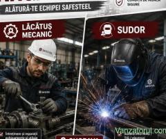 SafeSteel angajează Lăcătuș Mecanic și Sudor!