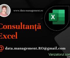 Consultanta Excel, meditatii Excel si curs Excel online de la 40 EUR pe ora