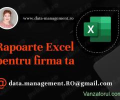 Rapoarte Excel pentru firma ta: design, optimizare și automatizare așa cum îți dorești
