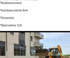 Închiriez buldoexcavatoare pt deszapaezire !!!
