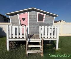 Cabană de joacă pentru copii personalizată cu suprafața de 8mp !