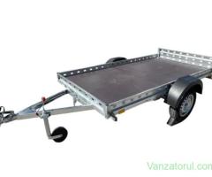 Remorcă Auto Transport ATV Basculabilă REPO 2613 2600 x 1350 mm 750 kg.