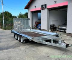 Remorca utilaje Martz Bau 400 3 de 3500kg triplu ax