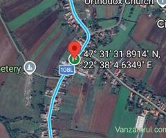 Teren intravilan 1639 mp la drum betonat sat Cig, Tășnad | Ideal casă de vacanță sau locuință