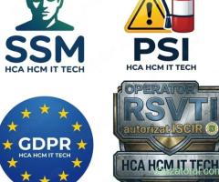 Servicii de consultanță SSM, SU, RSVTI, RGD, GDPR