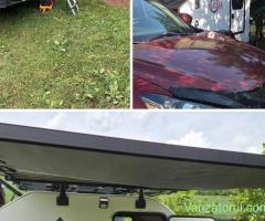Minirulotă Kuoka + cort Thule Basin 4 locuri de dormit Complet echipată pentru aventuri