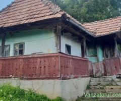 Casa veche maramureseana stejar de VANZARE