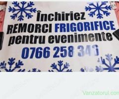 Închiriez remorci frigorifice si dozator de bere