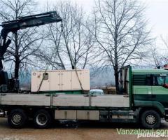 Inchiriez camion cu macara