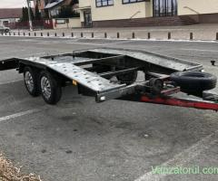 Trailer Remorca Platforma Auto Slep Temared 2000 KG 4 x 2 m Impecabila