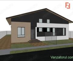 Duplex cu 3 camere, 76 mp utili si 300 mp teren, de vanzare in Sacalaz