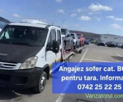 Angajez sofer cat B+E C+E, zona Arges Teleorman Dambovita Dolj Valcea