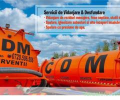 Servicii de vidanjare - desfundare - decolmatare - igienizare - aspirare mecanizata - ddd
