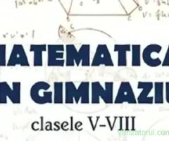 Meditatii la matematica gimnaziu Ploiesti (clasele 5-8)