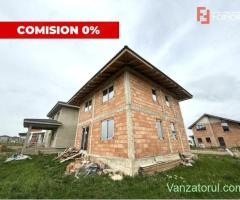 Casa individuala la rosu, 5 camere, teren 508 mp, in Giarmata