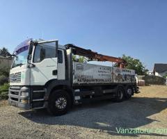 Man Tga 26.440 6x2 dotat cu macara atlas