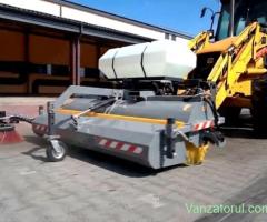 Matura pt. buldoexcavator, matura perie stradala pentru buldo JCB, CAT, Komatsu, Case, New Holland