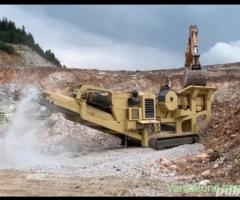 Inchiriez concasor mobil , statie de sortare, cariera de piatra, balastiera