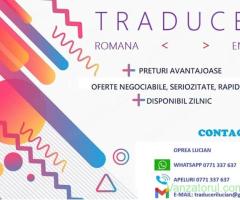 Traduceri Engleza Romana