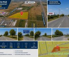 Teren cu PUZ Lidl Ghiroda Aeroport cu regim inaltime P+3E .