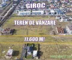 Teren arabil intravilan pentru PUZ 11.600mp | Giroc