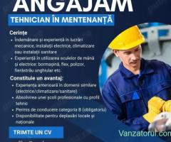 Angajam Tehnician Service și Mentenanță (județul Satu Mare)