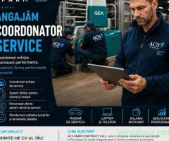 ACS FARM CONSTRUCT angajează Coordonator Service cu experiență