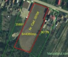 Vand teren intravilan in com. Popesti, sat Curtea, jud. Valcea-4380 mp