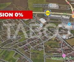 Teren intravilan de vanzare puz aviz de constructie utilitati Sibiu